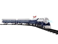 Lionel Battery-Operated Silver Bells Express Toy Train Set with Locomotive picture