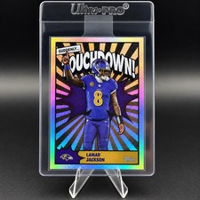 Topps 2025 Lamar Jackson Baltimore Ravens Touchdown #TD-30 SSP Case Hit  picture