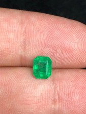 7x6 MM Natural Zambian Emerald 1.30 Ct Octagon Cut Loose Gemstone Jewelry picture