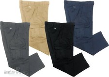 Cargo Work Pants Uniform Used Cintas Unifirst Dickies Redkap Navy Black Gray Tan picture