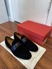 Salvatore Ferragamo Ayden Men's Penny Dress Loafer, Size 8.5 Black picture