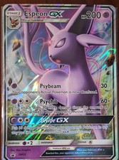 JUMBO Espeon GX Oversized Promo SM35 Full Art Holo 2017 Pokémon NM Condition picture