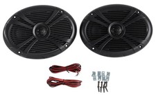 Pair Rockville RMSTS69B 6x9 1000w Waterproof Marine Boat Speakers 2-Way Black picture