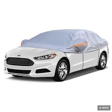 Half Car Cover Top,Windshield & Sunroof Cover for Ice and Snow with Cotton picture