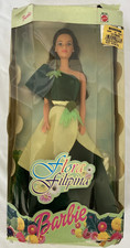 Barbie Flora Filipina Ylang-Ylang Doll 9986 NRFB Sealed Mattel 2001 Damaged Box picture