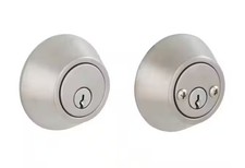 Schlage VD62 V 619 Satin Nickel Double Cylinder Deadbolt picture