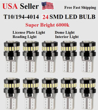 T10 194 Super Bright White LED License Plate Side Marker Error Free StrongCanbus picture