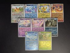 Pokemon EEVEE PRISMATIC EVOLUTIONS Complete 9 Card REVERSE HOLO SET UMBREON picture