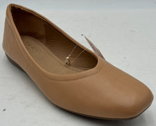 Taryn By Taryn Rose Dessy Women's Ballet 8 Brown Round Toe Comfort Slip On Flats picture