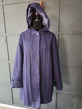 Vintage Boyne Valley Weavers Jacket 100% Merino Wool Handcrafted In Ireland Navy picture