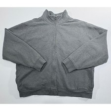 LL Bean Katahdin Iron Works Mens XL Gray Sherpa Lined Full Zip Jacket 285372 picture