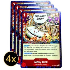4x Moby Dick OP16 One Piece Foil Playset NM #OP16-021 picture