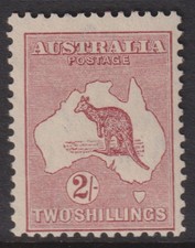 AUSTRALIA Roos - 1935 CofA Wmk 2/- MAROON  SG 134 MNH Cv $20 [F7446] picture