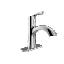 Moen 58910 Ash Chrome one-handle low arc bathroom faucet picture