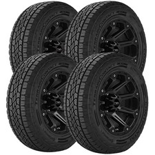 (QTY 4) 285/45R22 Continental Terrain Contact A/T 114H XL Black Wall Tires picture