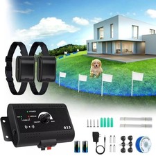For 2 Dogs Safe Electric Dog Fence Pet Containment System Shock Collars picture