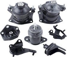 MUCO New Engine Motor and Trans Mount Set of 7 for 2004-2008 A-cura TSX Black picture