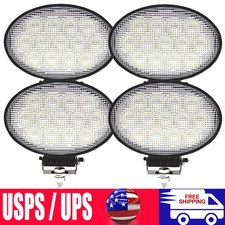 4PCS 65W Oval LED Work Light Tractor Lamp for John Deere 7020-7030 8020-8030 picture