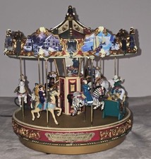 Mr. Christmas The Carousel Musical Animated 30 Songs Carols Year Round 1997 Vtg picture