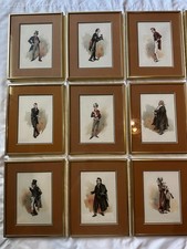 13 Vintage Framed Charles Dickens Character Prints KYD Joseph Clayton Clarke picture