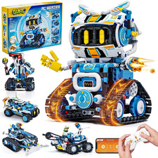 5-in-1 STEM Robotics Kit, APP & Remote Control Robot Building Kit picture