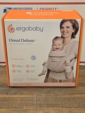 New & Sealed Ergobaby Omni Deluxe Mesh All-in-One Baby Carrier Natural Beige picture