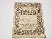 Vintage Mar. 1873 Folio Journal Of Music, Drama, Art, Lit - White. Smith & Perry picture