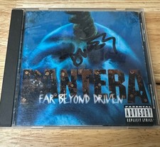 Pantera Far Beyond Driven CD Signed All 4 Members Dimebag Darrell Front Autograp picture