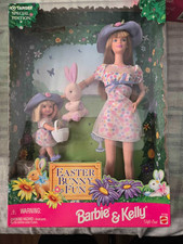 NRFB Sealed Vintage 1998 Barbie & Kelly Easter Bunny Fun #21720 picture