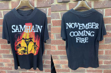 Brockum Rar 1990 Samhain November Coming Fire t shirt Danzig misfits S-5XL picture