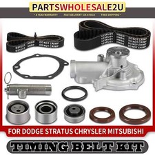9x Timing Belt Kit for Dodge Stratus 01-05 Mitsubishi Eclipse Galant Chrysler picture