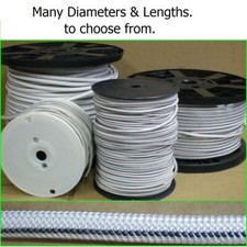 Bungie Nylon coated rubber rope shock cord 1/8 3/16 1/4 3/8 1/2 Bungee Stretch picture