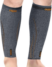 Copper Calf Compression Sleeve for Men & Women, Leg Compression Sleeve for Shin picture
