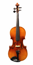 Antique Full Size German Stradivarius Model Violin Good Vintage Condition  picture