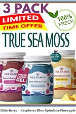 Combo  Pack- True SeaMoss Gel Superfood 3 Jars - 16 0z Each picture