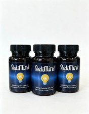 3 Packs RediMind Brain Enhancer 30 Caps Organic Focus Memory Cognitive Health picture