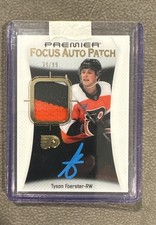 25/26 Premier Rookie Focus Auto Patch Tyson  Foerster /99 picture