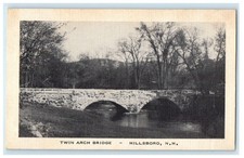 1953 Twin Arch Bridge Hillsboro New Hampshire NH Posted Vintage Postcard picture