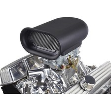 Plain Mini Hillborn Style Aluminum Air Scoop, Black picture