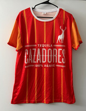 Cazadores Size Medium Shirt Tequila Cazadores 100% Agave 2026 Orange White NWOT picture