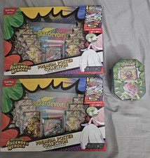 2X Pokémon Ascended Heroes Poster Collection Gardevoir & 1X Meganium Tin-see pic picture