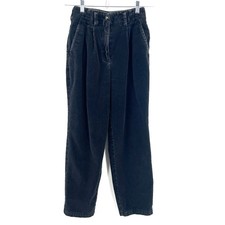 Vintage the limited pleated front high rise black cottagecore cordroy pants 2 picture