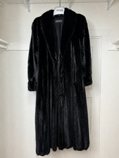 Vintage Sakowitz Full-Length Mink Fur Coat with Pierre Balmain Lining picture