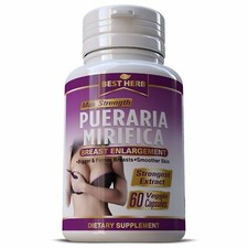 Pueraria Mirifica Breast EnIargement Bust Boom Enhancement 60 Pills Acne PMS Aid picture