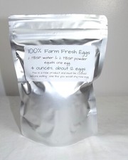 Freeze Dried Powdered Eggs, 1 doz. about 4 ounces, fresh daily. Bantam Chickens picture