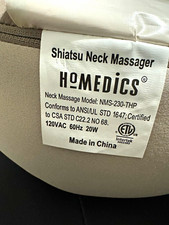 HoMedics Shiatsu Neck Massager NMS-230-THP Gray Corded Electric 120V picture