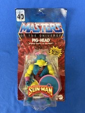 2022 MATTEL ORIGINS 40TH MOTU SUN-MAN PIG-HEAD ACTION FIGURE picture