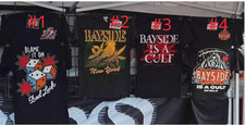 Bayside T Shirts Black Bayside Is A Cult Blame It On Bad Luck Merch Tee Reprint picture