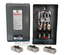 SQUARE D ELECTRIC MAGNETIC MOTOR STARTER CONTROL 10HP 3PH 230V 8911DPSG33V09 picture
