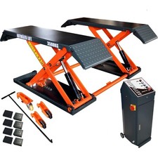 8000 lb. Garage Automotive Mid Rise Scissor Auto Car Lift 110V picture